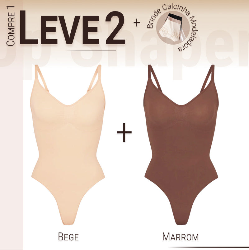 Body Modelador - Up Shaper - Compre 1 Leve 2 + Brinde Calcinha Modeladora