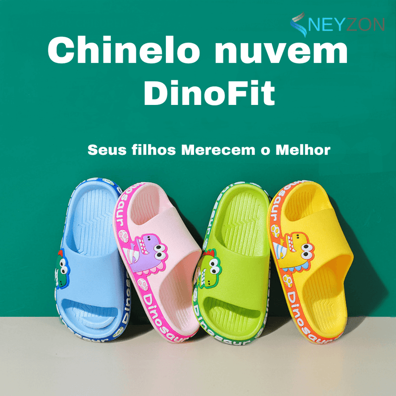 Chinelo Nuvem DinoFet - Os pés do seu Pequeno Merecem o Melhor (PROMOÇÃO RELÂMPAGO)