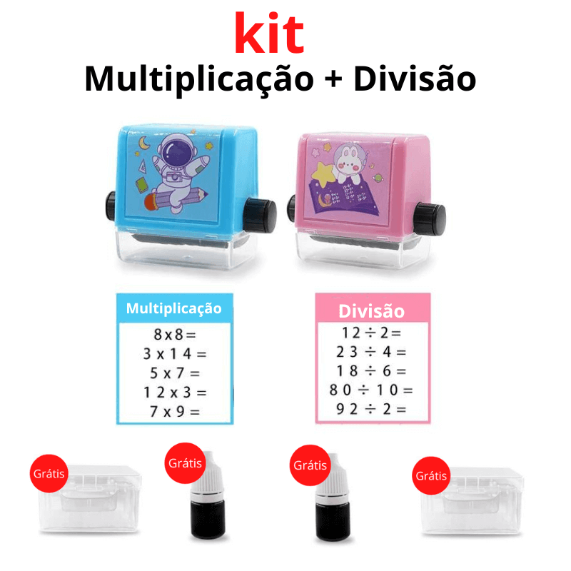 MatPro - Carimbo Matemático - Fácil, Didático e Divertido - 60% OFF + FRETE GRATIS (APENAS HOJE)