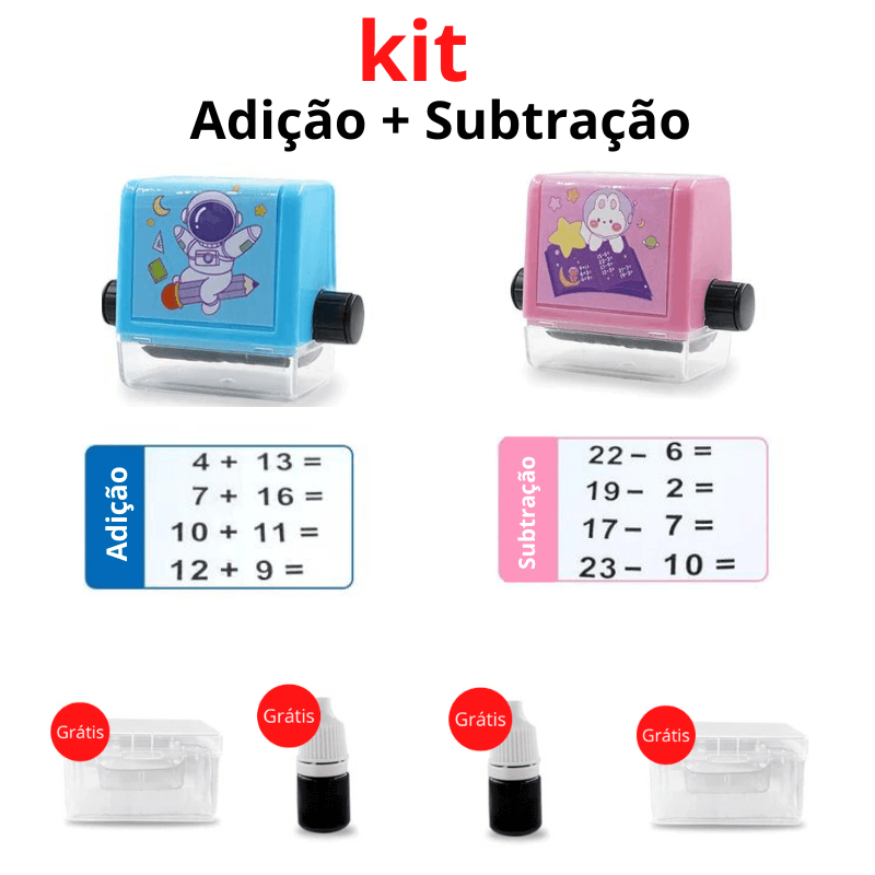 MatPro - Carimbo Matemático - Fácil, Didático e Divertido - 60% OFF + FRETE GRATIS (APENAS HOJE)