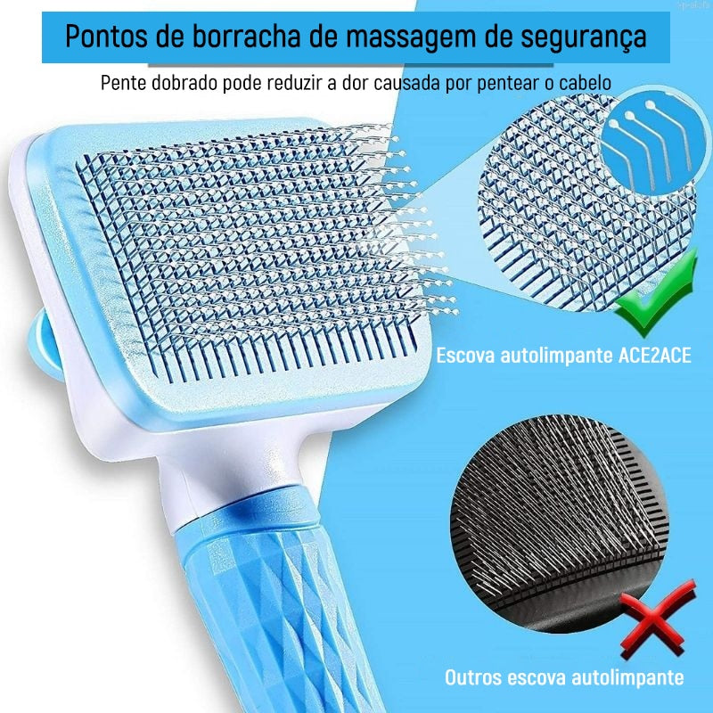 Escova Removedora de Pelos para Animais de Estimação