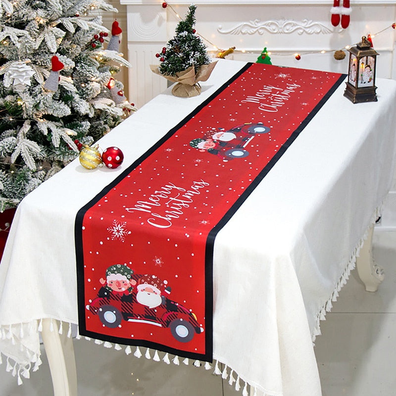 decorativo pano de mesa de natal