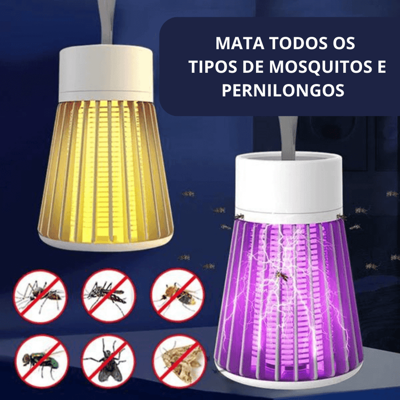 Lâmpada Mata Mosquitos Ultravioleta - Maxpro™ - COMPRE 1 E GANHE OUTRO DE BRINDE! APENAS HOJE