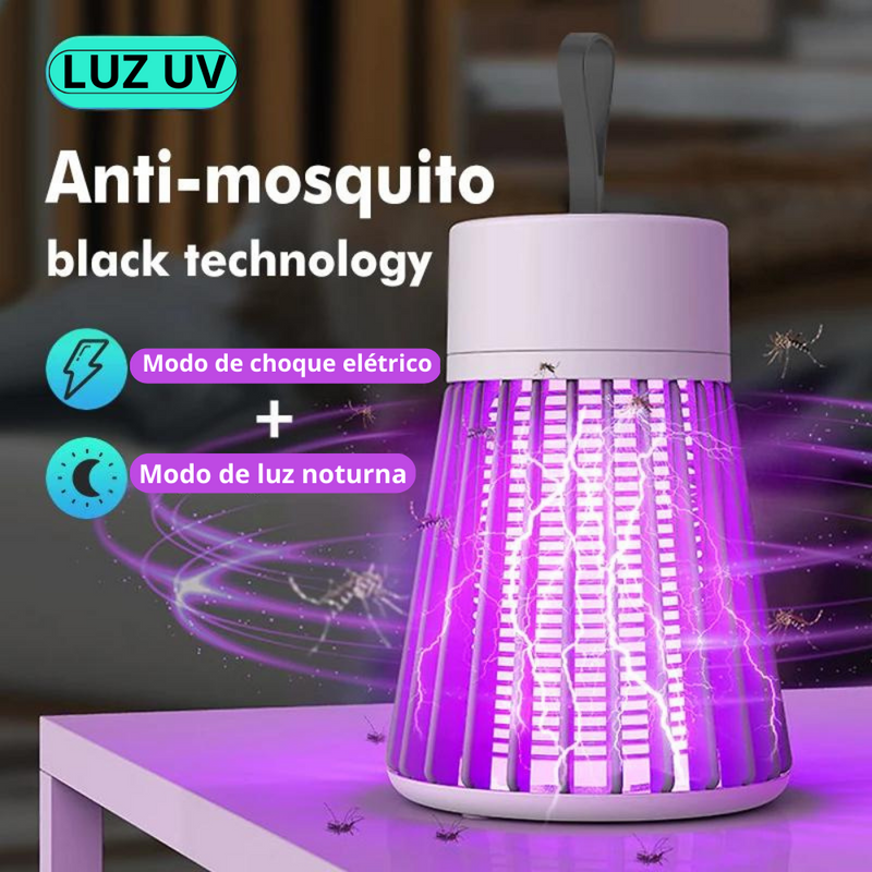 Lâmpada Mata Mosquitos Ultravioleta - Maxpro™ - COMPRE 1 E GANHE OUTRO DE BRINDE! APENAS HOJE